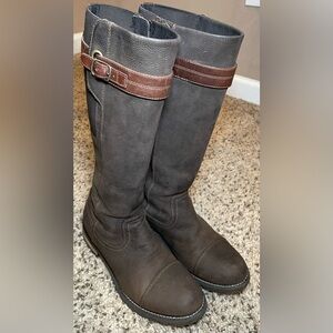 Ariat Stoneleigh Leather Java Brown H20 Waterproof Tall Riding Boots Womens 7B